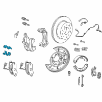 OEM 2014 Ram ProMaster 1500 Drum Brake Hardware Kit Diagram - 68249480AA