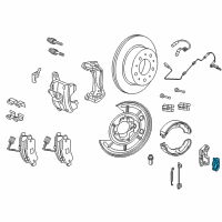 OEM 2015 Ram ProMaster 3500 Lever-Parking Brake Diagram - 68095418AA