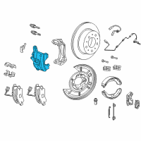 OEM 2017 Ram ProMaster 1500 CALIPER-Disc Brake Diagram - 68230092AB