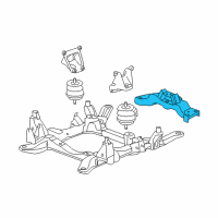 OEM 2005 Cadillac STS Transmission Mount Diagram - 25892302