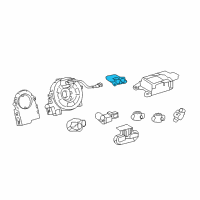 OEM 2018 Toyota Prius C Occupant Module Diagram - 89952-12020