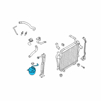 OEM Ford E-350 Super Duty Reservoir Tank Diagram - 8C2Z-8A080-A