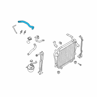 OEM 2010 Ford E-350 Super Duty Upper Hose Diagram - 4C2Z-8260-EA