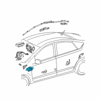 OEM 2004 Toyota Prius Center Sensor Diagram - 89170-47380