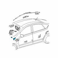 OEM 2009 Toyota Prius Front Sensor Diagram - 89173-49315