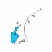 OEM 2015 Honda Accord Tank Washer(2.5L) Diagram - 76841-T2F-A01