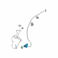 OEM 2018 Honda Civic Pump Set, Washer (Front) Diagram - 76846-TA0-A02