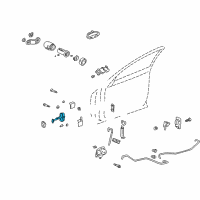 OEM Oldsmobile Aurora Door Check Diagram - 25713385