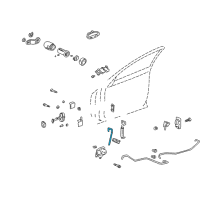 OEM 2001 Pontiac Bonneville ROD, Door Locking Diagram - 15223419