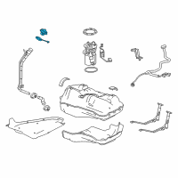 OEM Chevrolet Trax Fuel Cap Diagram - 95292260