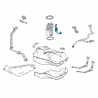 OEM 2015 Chevrolet Sonic Fuel Gauge Sending Unit Diagram - 13594081