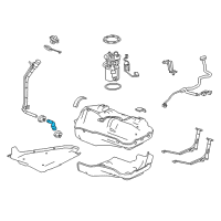 OEM 2015 Chevrolet Sonic Filler Hose Diagram - 95228959