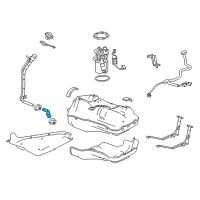 OEM Chevrolet Sonic Filler Hose Diagram - 95228959