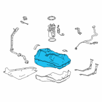 OEM 2017 Chevrolet Sonic Fuel Tank Diagram - 42557001