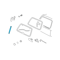 OEM Ford Explorer Sport Support Cylinder Diagram - 2L2Z-98406A10-AA