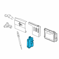 OEM 2015 GMC Sierra 2500 HD Glow Plug Controller Diagram - 12650593