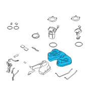 OEM Lincoln MKS Fuel Tank Diagram - 8A5Z-9002-A