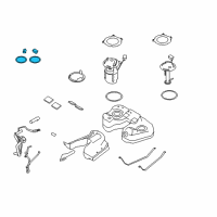 OEM 2009 Lincoln MKS Sensor Kit Diagram - 8A5Z-9A299-A