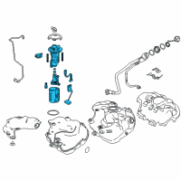 OEM Toyota Prius Prime Fuel Pump Diagram - 77020-47130