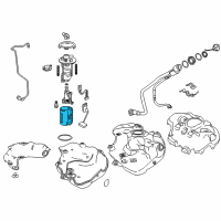 OEM 2018 Toyota Prius Fuel Tank Diagram - 7713147040