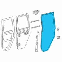 OEM 2022 Jeep Wrangler Door To Body Diagram - 68271730AG