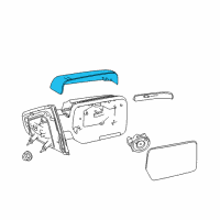 OEM 2011 Ford F-150 Mirror Cover Diagram - 9L3Z-17D742-AA