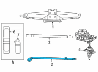 OEM Jeep Wheel Lug Nut Diagram - 68536626AA