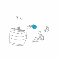 OEM 2012 Ford E-250 Signal Bulb Socket Diagram - 8C2Z-13411-A