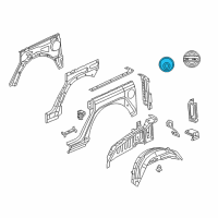 OEM Jeep Wrangler Fuel Filler Diagram - 68293167AD