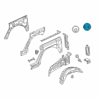 OEM 2022 Jeep Wrangler Door-Fuel Fill Diagram - 68293170AI