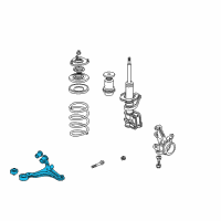 OEM Honda Arm, Left Front (Lower) Diagram - 51360-S5A-A20