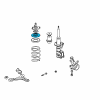 OEM 2001 Honda Civic Seat, Spring (Upper) Diagram - 51688-S5A-014