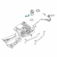 OEM 2015 Lincoln MKX Fuel Gauge Sending Unit Diagram - DT4Z-9A299-A