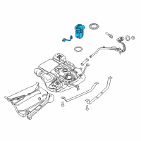 OEM 2015 Lincoln MKX Fuel Pump Diagram - DT4Z-9H307-A