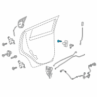 OEM 2013 Chevrolet Spark Striker Screw Diagram - 94501688