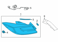 OEM Toyota GR86 Tail Lamp Diagram - SU003-09629