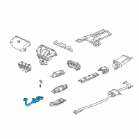 OEM 2002 Honda Accord Pipe A, Exhuast Diagram - 18210-S84-L11