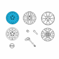 OEM 2017 Kia Rio Wheel Assembly-Steel Diagram - 529101W100