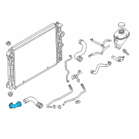 OEM Infiniti Q50 Pipe-Sub Radiator Diagram - 21511-4GD0A