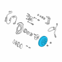 OEM 2002 Toyota Camry Rotor Diagram - 43512-33042
