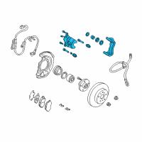 OEM 1998 Lexus ES300 Disc Cylinder Assembly Diagram - 47730-06040