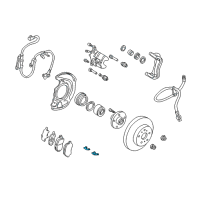 OEM 1998 Lexus ES300 Plate, Pad Support Diagram - 47716-06050