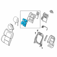 OEM 2022 Lincoln Aviator Seat Back Heater Diagram - LC5Z-14D696-C