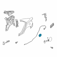 OEM Kia Forte Housing Assembly-Fuel Filler Diagram - 715311M010