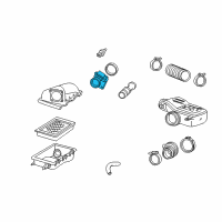 OEM 2004 Lincoln Town Car Air Mass Sensor Diagram - 3W7Z-12B579-BARM