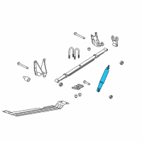 OEM 2005 Ford F-150 Shock Diagram - 5L3Z-18125-BA