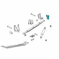 OEM Lincoln Shackle Diagram - 4L3Z-5776-AA