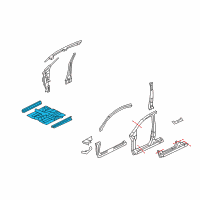 OEM 2007 Honda Civic Floor, FR. Diagram - 65100-SNF-A01ZZ