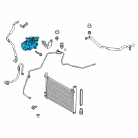 OEM 2016 Toyota Prius V Compressor Assembly Diagram - 88370-76010