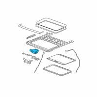 OEM Cadillac Escalade ESV Motor Diagram - 15934722